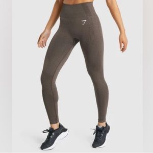 Gymshark Vital Seamless 2.0 Leggings - Brown Marl